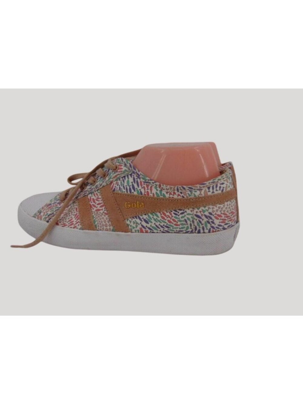 Sold------Gola x Liberty Fish Print Sneakers US 10 EUR 41 Coasters Fabric Upper - Picture 7 of 14